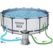 „Bestway 5612X Steel Pro Max“ pripučiama lova, 427 x 122 cm