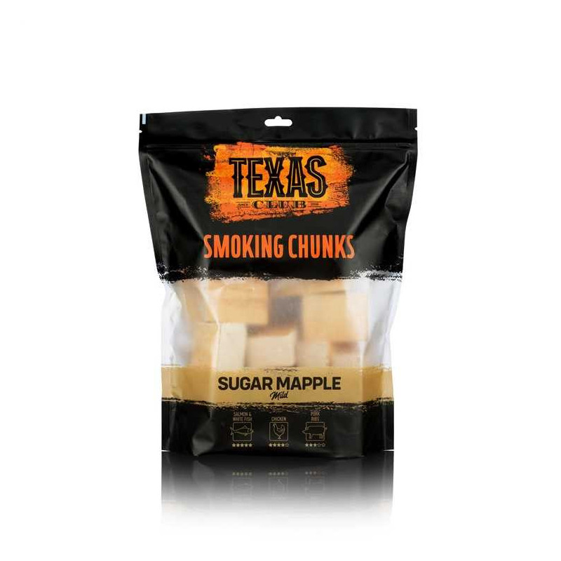 TEXAS_CLUB CUKRAUS KLEVO RŪKIMO GALĖLIAI 1KG