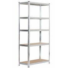 SILVER METAL STORAGE SHELF...