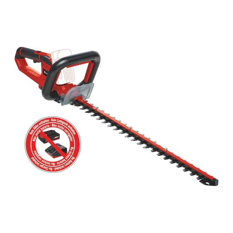 Einhell Einhell akumuliatorinės gyvatvorių žirklės GE- CH 18 / 60 Li-Solo (raudona / juoda, be