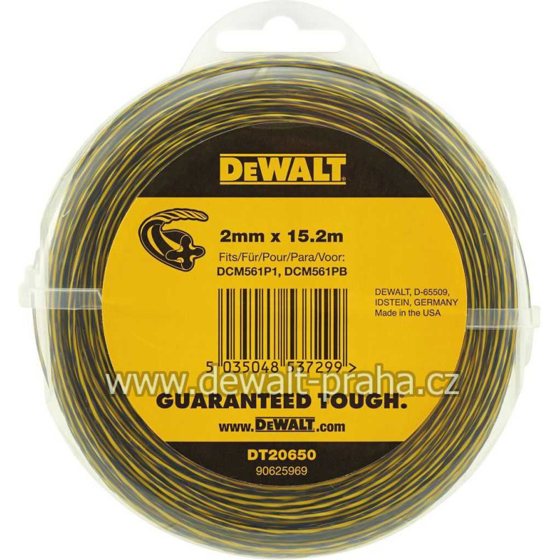 DeWALT DT20650-QZ Žoliapjovės linija 2mm x 15.2m