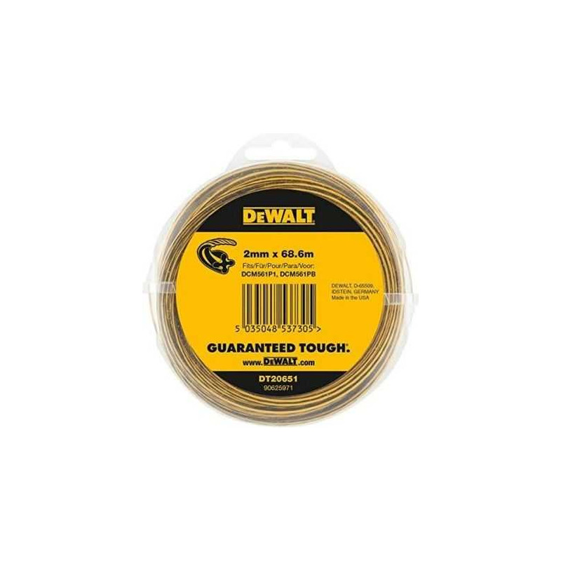 DeWALT žoliapjovės valas, 2 mm x 68,6 m
