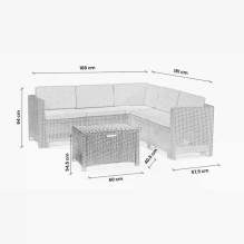 BICA Set Colorado Corner Grey