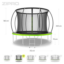 Zipro Jump Pro Premium Inner Net 10FT 312cm