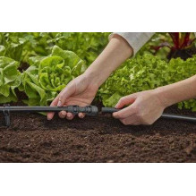Gardena Micro -Lašelinės sistemos jungtis 13mm (1 / 2) (tamsiai pilka, 3 vnt., m Gardena Micro -Lašelinės sistemos jungtis 13mm (1 / 2) (tamsiai pilka, 3 vnt., m