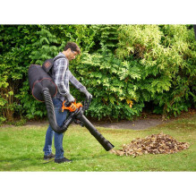 Black+Decker 3-in-1 electric leaf vacuum BEBLV301-QS, leaf vacuum / Black+Decker 3-in-1 electric leaf vacuum BEBLV301-QS, leaf vacuum /