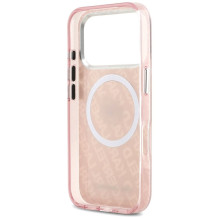 KARL LAGERFELD case for IPHONE 17 Pro Max compatible with MagSafe KLHMP17XHMKBCHOP (IML Choupette Head Logo) pink