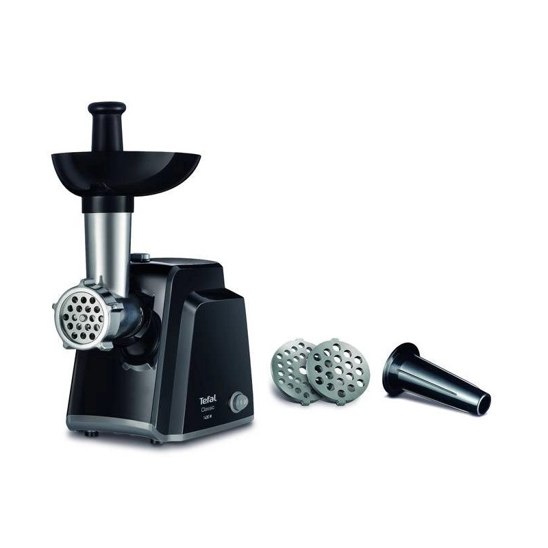 Tefal NE105838 mėsmalė 1400 W Juoda Nerūdijantis plienas