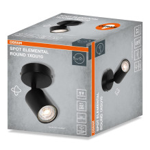 Šviestuvas kryptinis Osram, 1xGU10, juodas Šviestuvas kryptinis Osram, 1xGU10, juodas