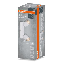 Šviestuvas kryptinis Osram, 2xGU10, baltas