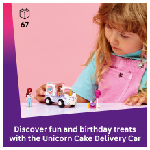LEGO Friends Unicorn Cake Delivery Car 42675