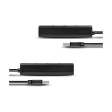 AXAGON HUE-S2BL USB-A-Hub, 4x USB 3.0, externe Stromversorgung - 1,2 m