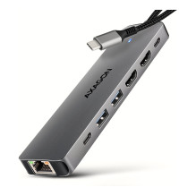 AXAGON HMC-7HX2 USB-Hub, 2x...