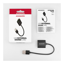ADA-12 USB 2.0, Stereo Audio Mini-Adapter, 15 cm Kabellänge ADA-12 USB 2.0, Stereo Audio Mini-Adapter, 15 cm Kabellänge