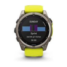 Garmin Fenix 8 Amoled Sapphire GPS 51mm - Yellow / Grey