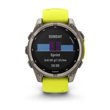 Garmin Fenix 8 Sapphire Solar yellow 47mm