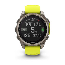 Garmin Fenix 8 Sapphire Solar yellow 47mm