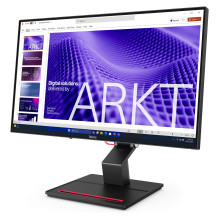 60,5 cm (23.8") 1920 x 1080 Pixel Lenovo 64D2GAT2EU 16:9 Full HD IPS 6 ms 120 Hz HDR DisplayPort HDMI USB-Hub Heigh