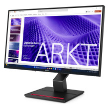 60,5 cm (23.8") 1920 x 1080 Pixel Lenovo 64D2GAT2EU 16:9 Full HD IPS 6 ms 120 Hz HDR DisplayPort HDMI USB-Hub Heigh
