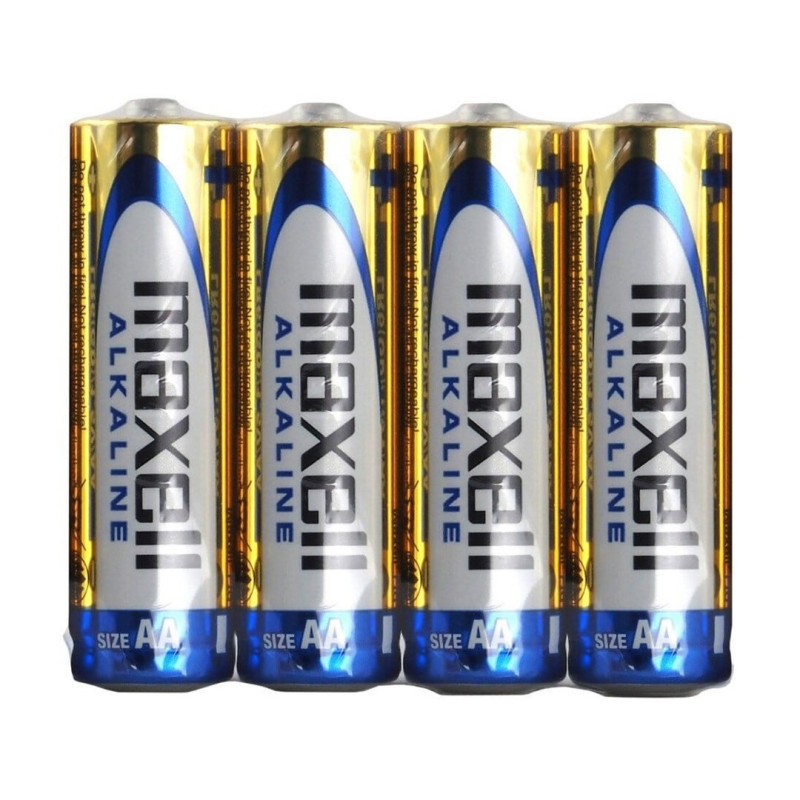 Maxell ARKALINE LR06 LR6 AA šarminės baterijos, 4-pack, 1.5V, folijos pakuotė