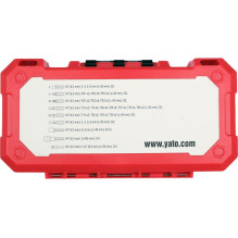 YATO Impact Screwdriver Bit Set, 68 Pieces, YT-78077 YATO Impact Screwdriver Bit Set, 68 Pieces, YT-78077