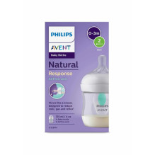Philips AVENT Natural Atsakymas SCY670 Buteliukas Beorė ventiliacija 125ml žindukas 0 mėnesių 1 vnt.