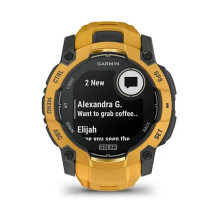 Garmin Instinct 3 SOLAR“ – 50 mm – saulės spindulio / pilka