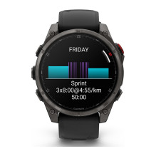 Garmin fenix 8 PRO - 47mm AMOLED Sapphire Anglies pilka