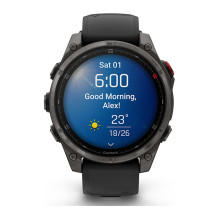 Garmin fenix 8 PRO - 47mm AMOLED Sapphire Anglies pilka