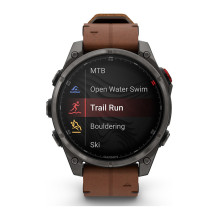 Garmin fenix 8 PRO 47mm AMOLED Sapphire Graphite / anglies pilka