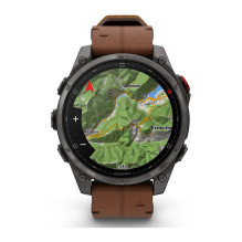 Garmin fenix 8 PRO 47mm AMOLED Sapphire Graphite / anglies pilka