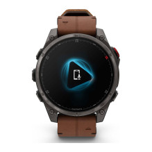 Garmin fenix 8 PRO 47mm AMOLED Sapphire Graphite / anglies pilka