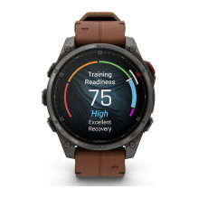 Garmin fenix 8 PRO 47mm AMOLED Sapphire Graphite / anglies pilka