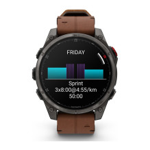 Garmin fenix 8 PRO 47mm AMOLED Sapphire Graphite / anglies pilka
