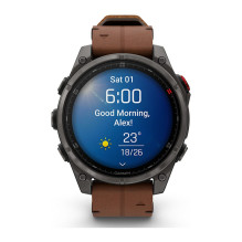 Garmin fenix 8 PRO 47mm AMOLED Sapphire Graphite / anglies pilka