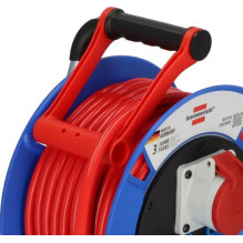 Extension cord with reel Brennenstuhl, 5 x 1,5 mm², 25 m,