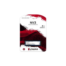 SSD diskai Kingston NV3 4TB M.2 2280 PCIe 4.0 NVMe, 6000 / 5000MB / s