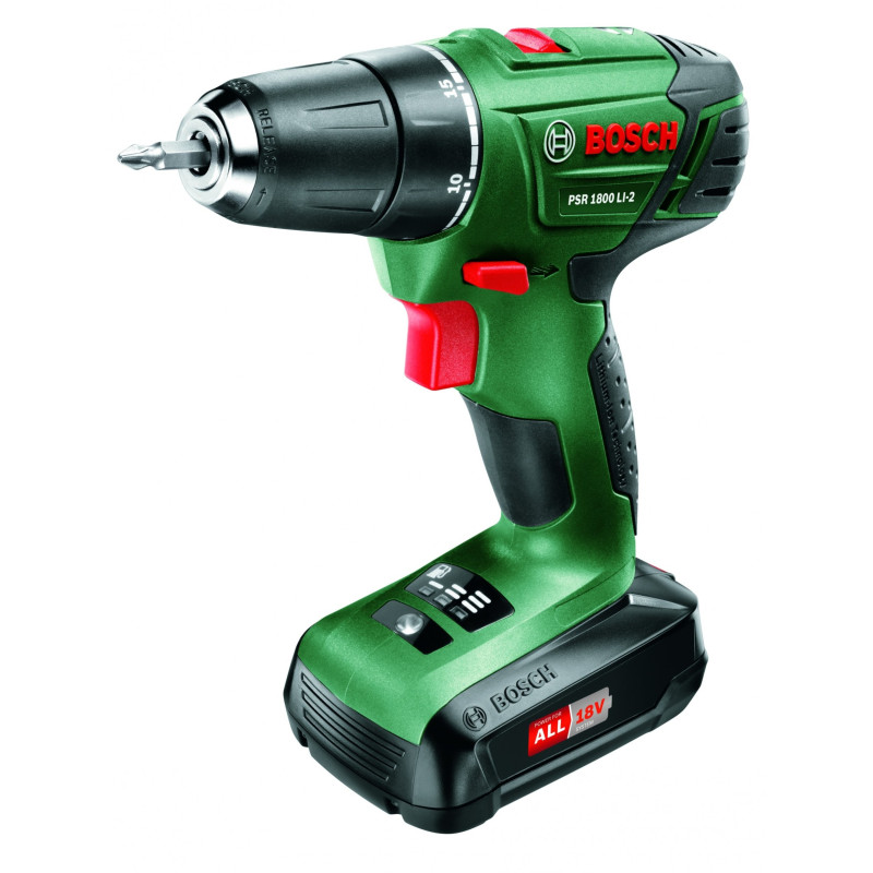 Drill-screwdriver Bosch PSR 1800 LI-2, solo
