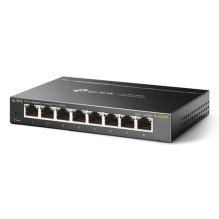 TP-Link TL-SG108E valdomas L2 Gigabit Ethernet (10 / 100 / 1000) tinklo jungiklis Black