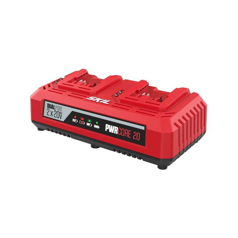 SKIL_RED SKIL DVIGUBAS ĮKROVIKLIS 2X20V MAX(18V )