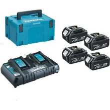 Makita LXT įkrovimo rinkinys 18V, 4X5.0Ah (197626-8)