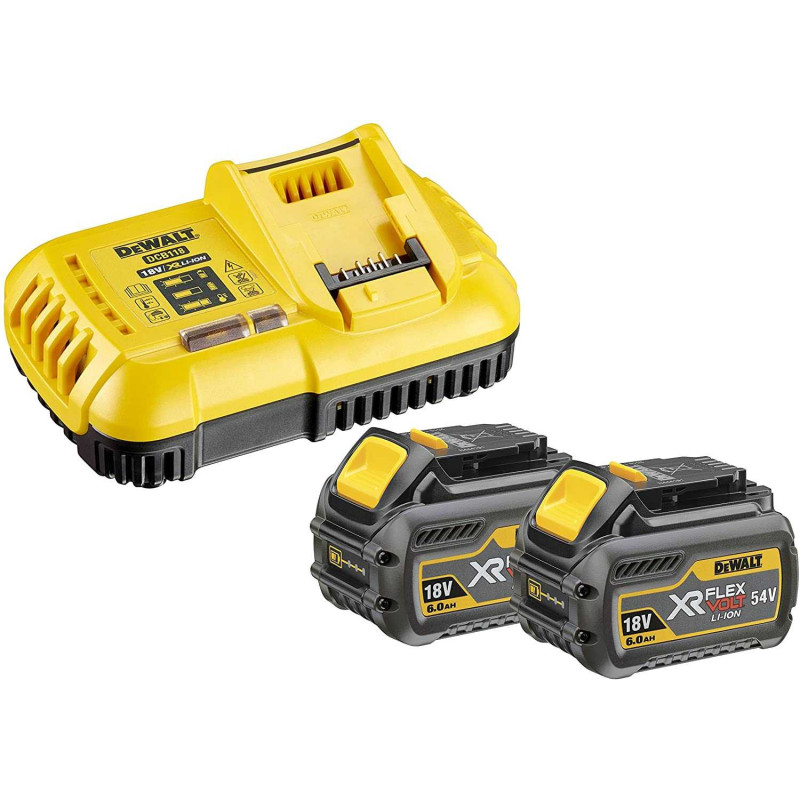 DeWALT DeWALT akumuliatoriaus paleidimo rinkinys DCB118T2 2x 54V 2Ah