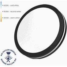 Visional LED Neperšlampama lempa su PIR judesio jutikliu 20W, 3CCT . Visional LED Neperšlampama lempa su PIR judesio jutikliu 20W, 3CCT .