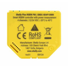 Shelly Plus RGBW PM WLAN BT LED Valdymas Shelly Plus RGBW PM WLAN BT LED Valdymas