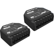 Shelly 2PM Gen3 16A WLAN BT juoda 2pcs Shelly 2PM Gen3 16A WLAN BT juoda 2pcs