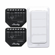 Shelly Blind / curtain WiFi controllers Shelly Shutter + BLU RC Button 4 Shelly Blind / curtain WiFi controllers Shelly Shutter + BLU RC Button 4