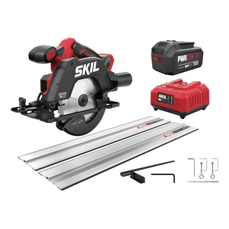 SKIL_RED DISKINIS PJŪKLAS 3551AB 20V 1X4AH + GUIDERAIL
