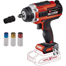 Einhell Einhell akumuliatorinis smūginis veržliasukis IMPAXXO 18 / 400, 1 / 2 (raudonas / juodas, be