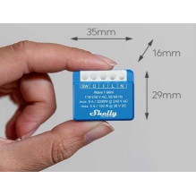 Shelly Wave 1 Mini LR Z-Wave Blue Shelly Wave 1 Mini LR Z-Wave Blue