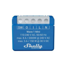 Shelly Wave 1 Mini LR Z-Wave Blue Shelly Wave 1 Mini LR Z-Wave Blue